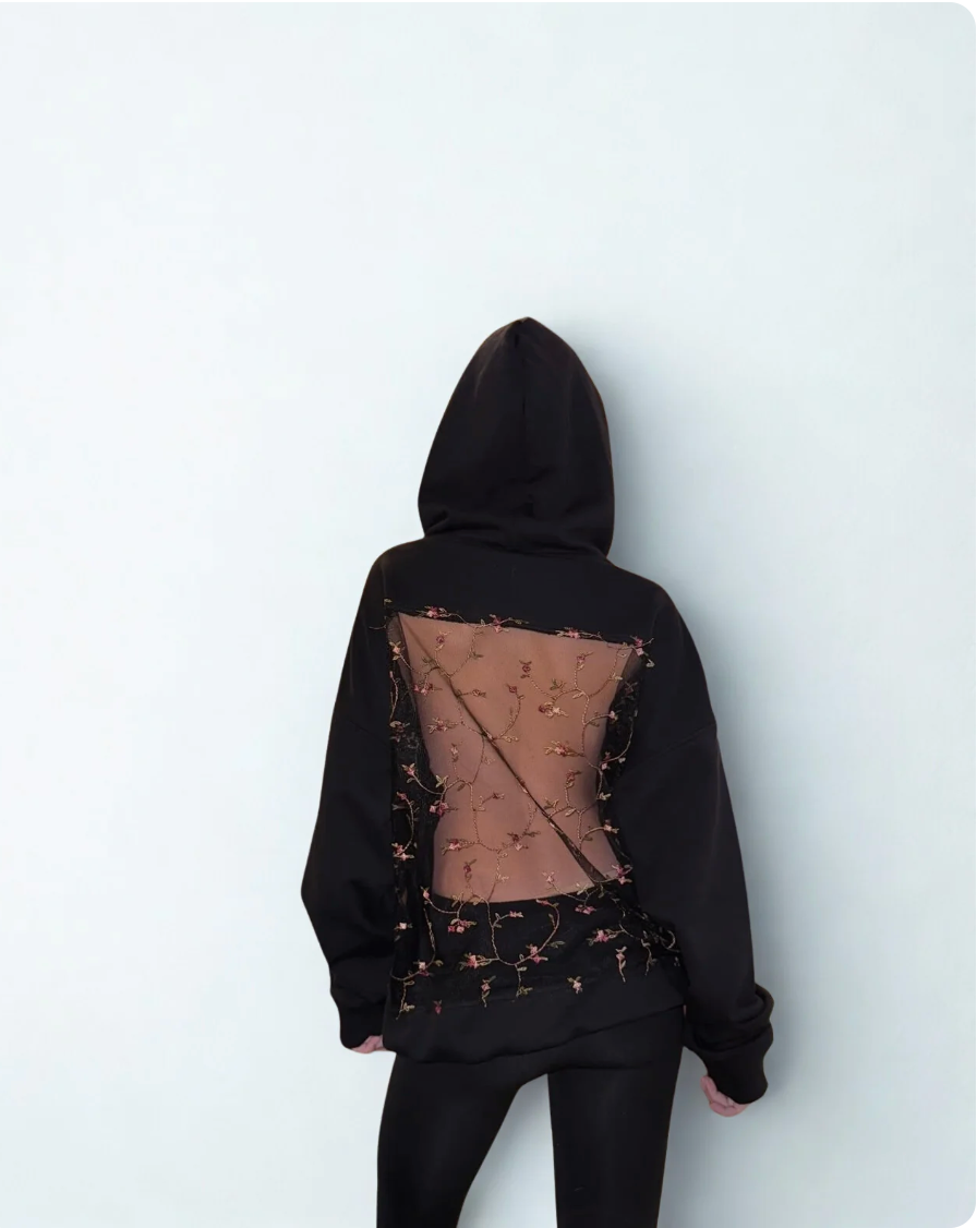 RIVARA Naked Blossom Hoodie